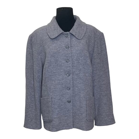 Pendleton gray wool buttoned jacket blazer size XL - Picture 9 of 12